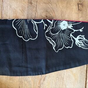 Smoking Lily Obi-Style Silk Belt